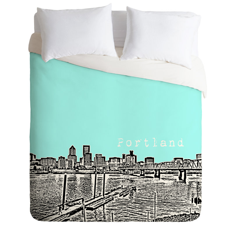 Deny Designs Bird Ave Lightweight Portland Duvet Cover Wayfair